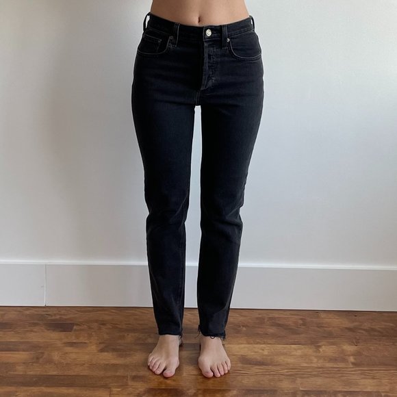 Denim Forum - The Yoko High Rise Slim (Black) - Picture 5 of 16